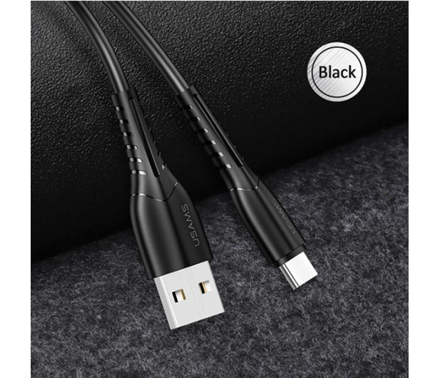 USAMS Kabel U35 microUSB 2A Fast Charge 1m czarny SJ365USB01 - 1569023 - zdjęcie 5